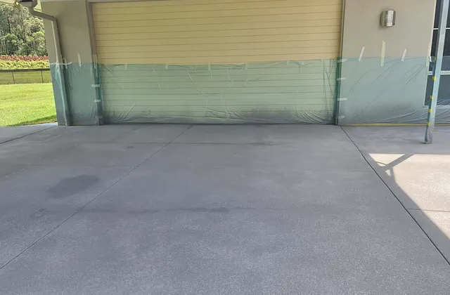 Finished plain concrete slab with saw-cut control joints
